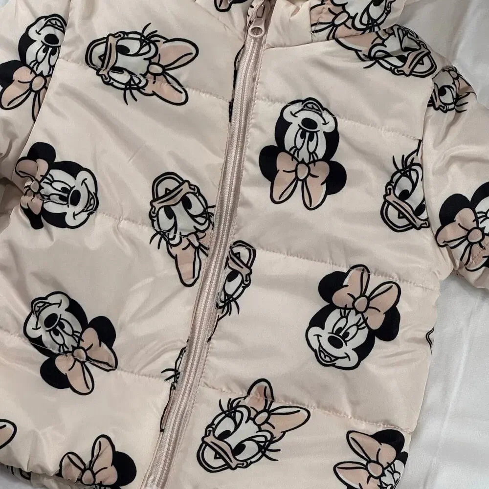 Disney Junior Minnie Mouse Bubble Jacket 2T - Picture 3 of 6